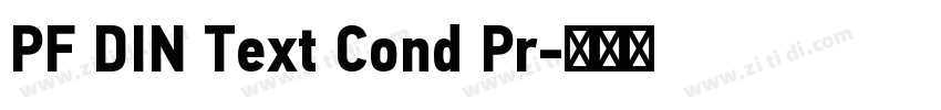 PF DIN Text Cond Pr字体转换 PF DIN Text Cond Pr字体转换